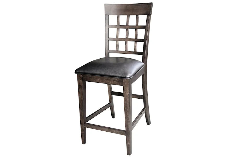 Bristol Point Gridback 24" Barstool by AAmerica at Esprit Decor Home Furnishings